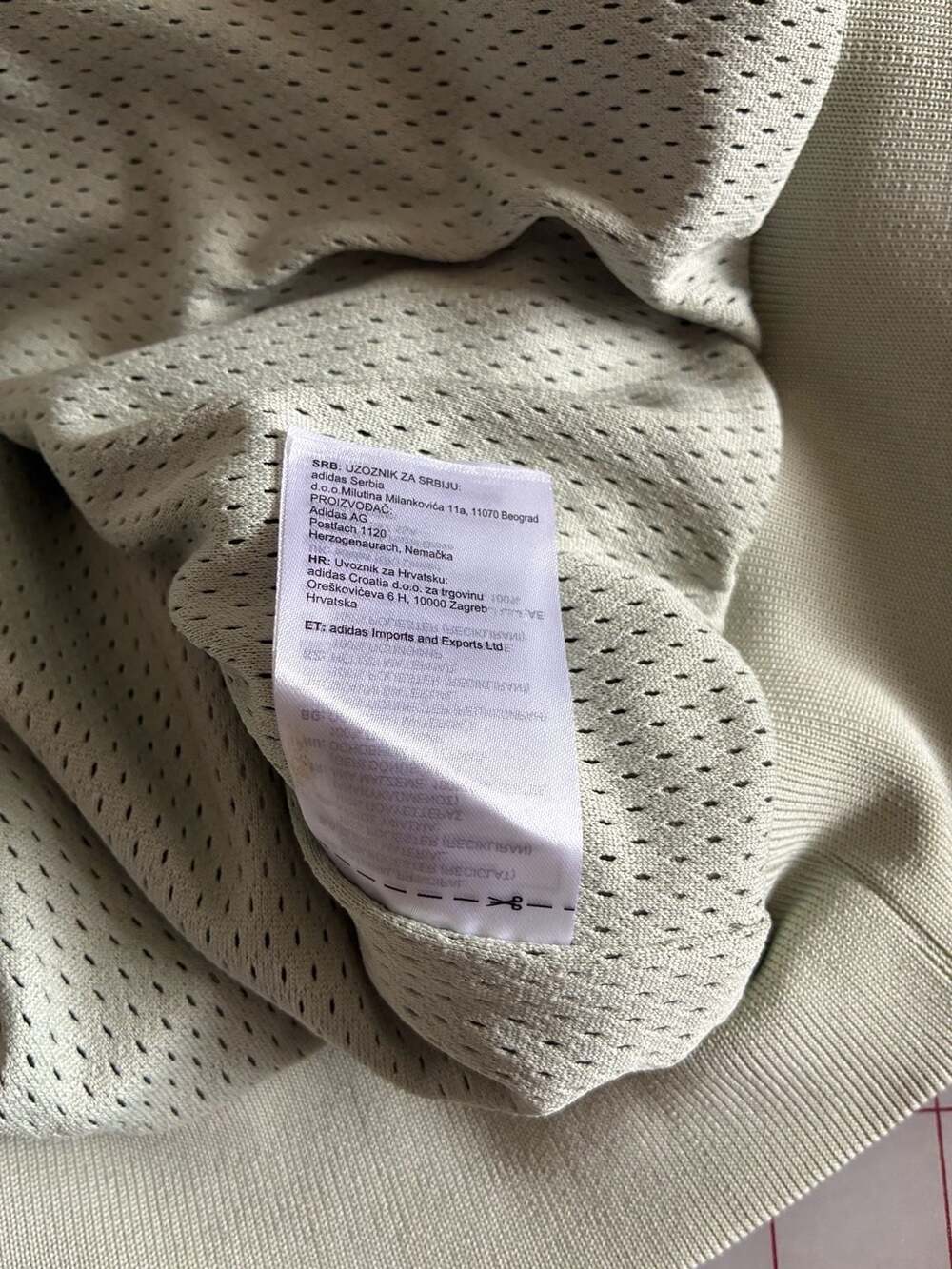 Adidas Basketball Full Zip Track Jacket Sample - Picture 10 of 10